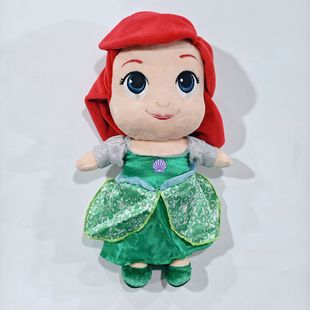 小美人鱼爱丽儿公主Ariel毛绒玩具公仔女生卡通玩偶人遇安抚娃娃