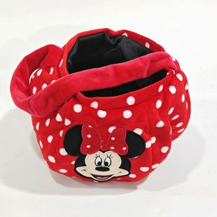 米老鼠米妮老鼠Minnie毛绒玩具公仔儿童可爱卡通收纳小提篮兜礼物