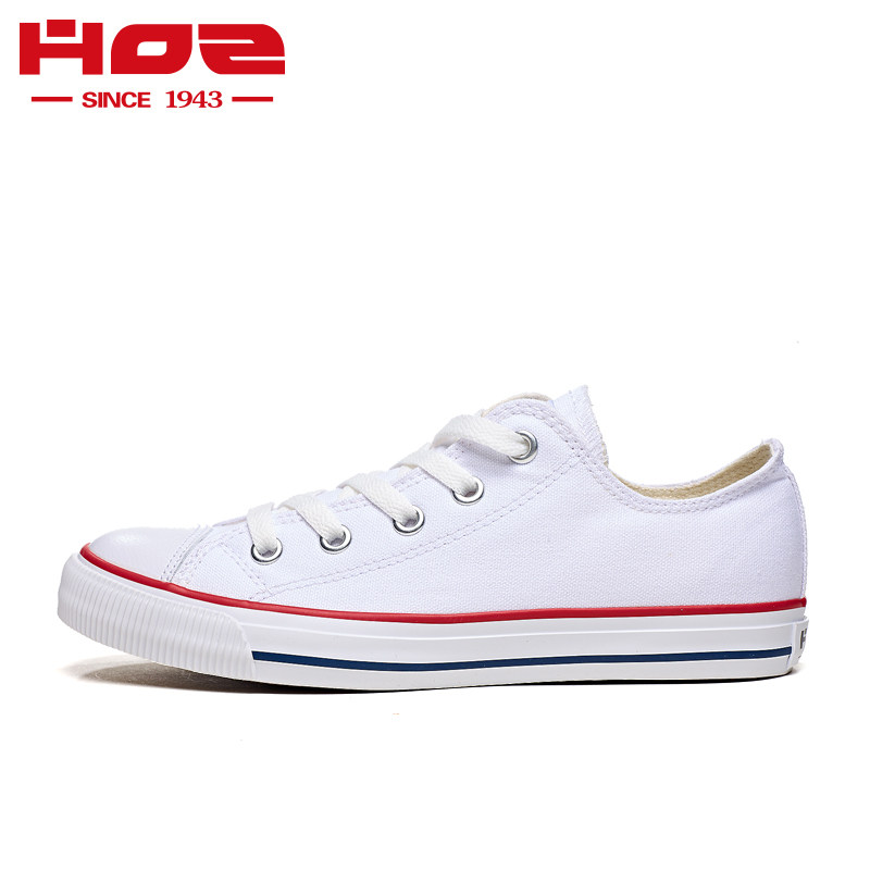 HOZ后街情侣款帆布鞋低帮板鞋