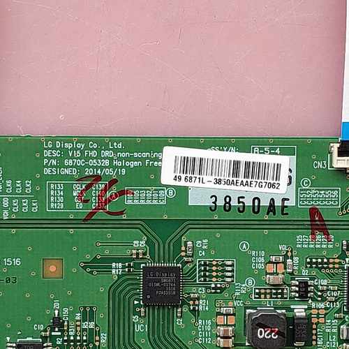 长虹 LED49C1080n 逻辑板 6870C-0532B屏C490F14-E1-L