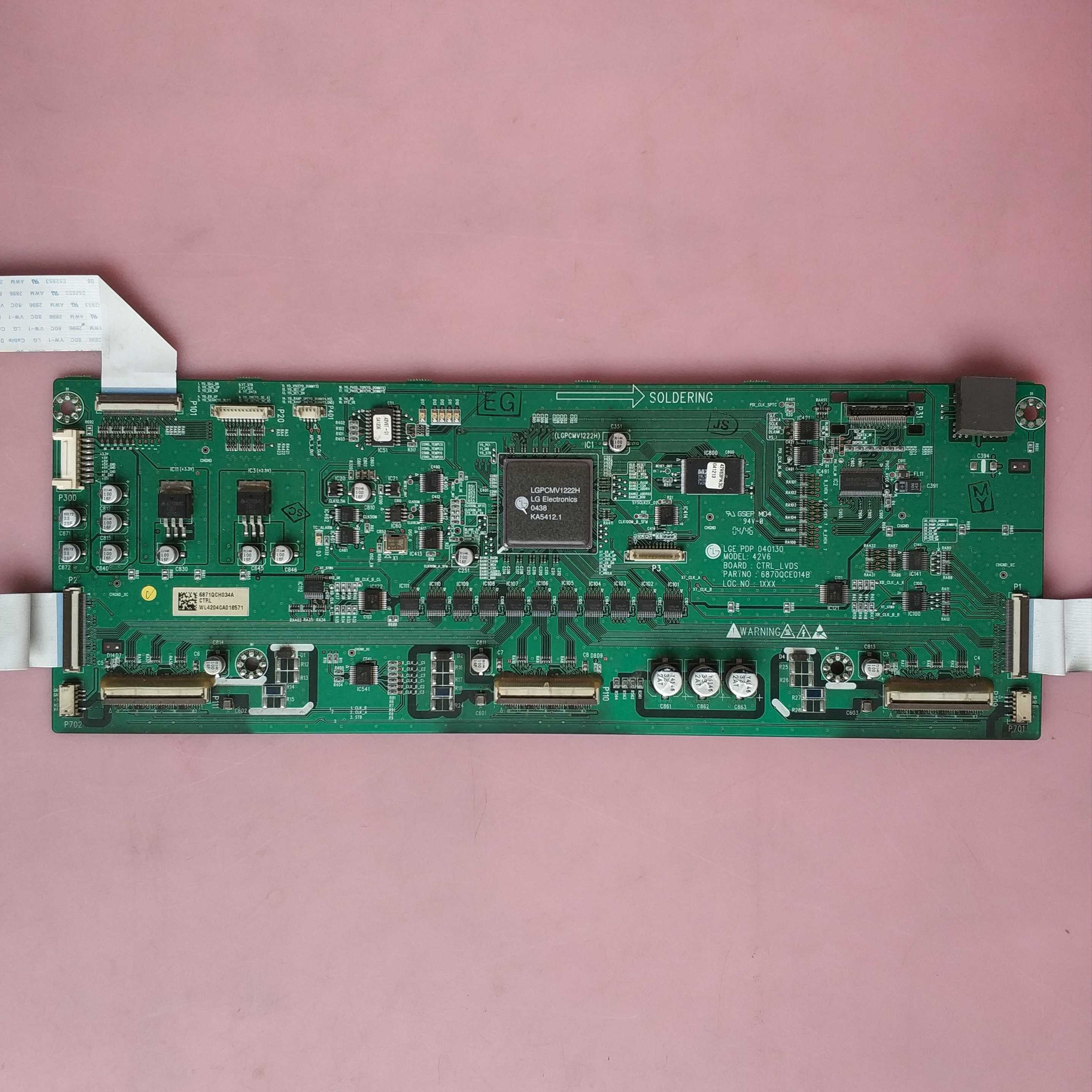 厦华  PS-42K8  屏  PDP 42V6   逻辑板  6870QCE014B