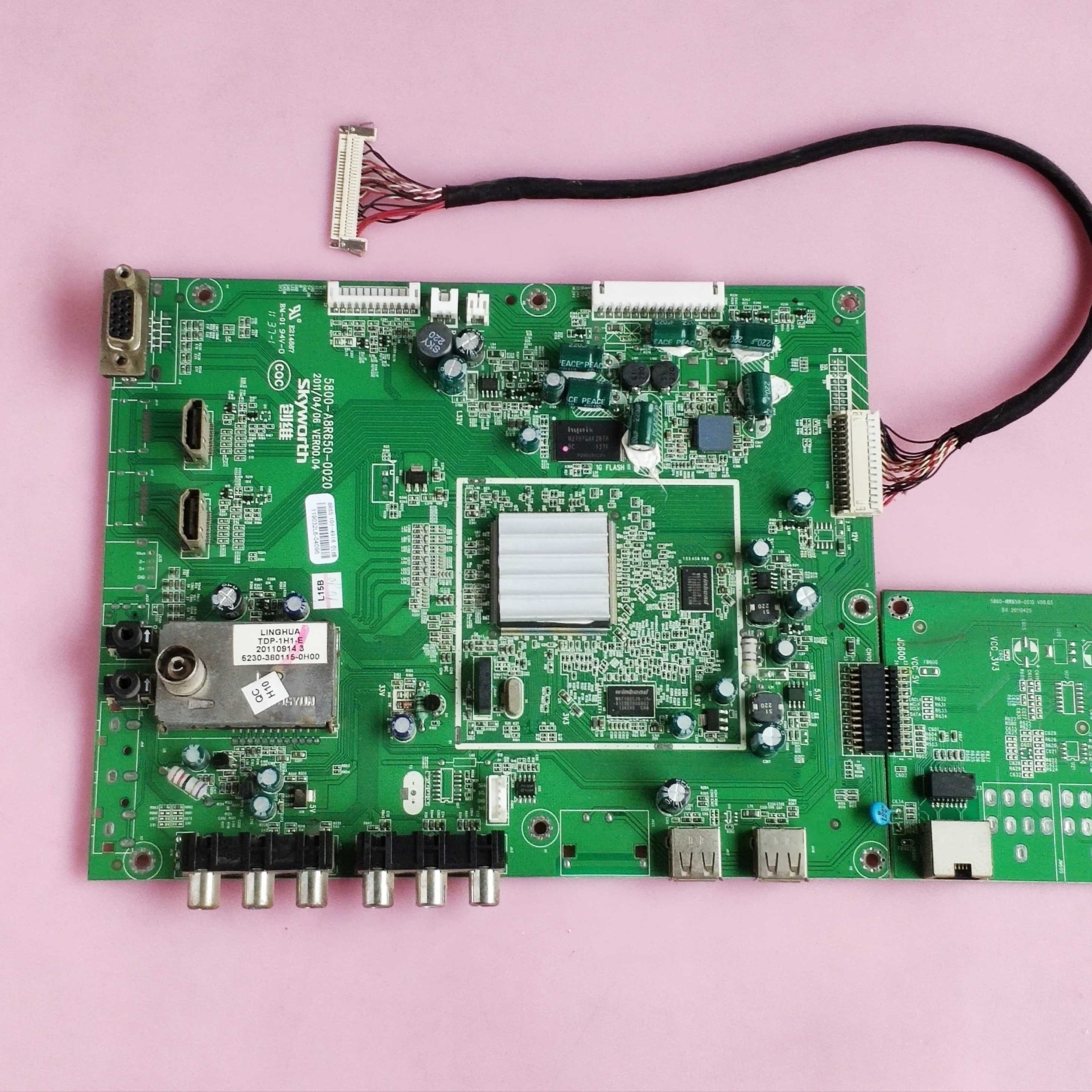 创维  32E60HR/E6BRN 主板 5800-A8R650-0020 SEL315V3-S00B V320