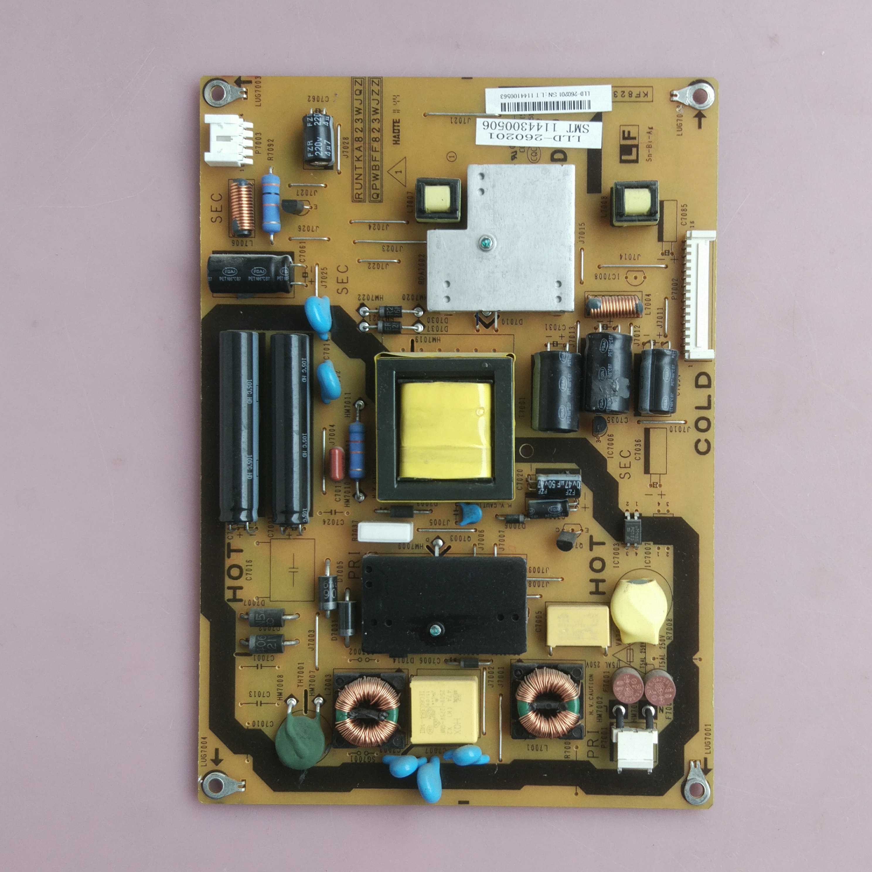 夏普 LCD-26LX430A 电源板RUNTKA823WJQZ QPWBFF823WJQZZ 已测好