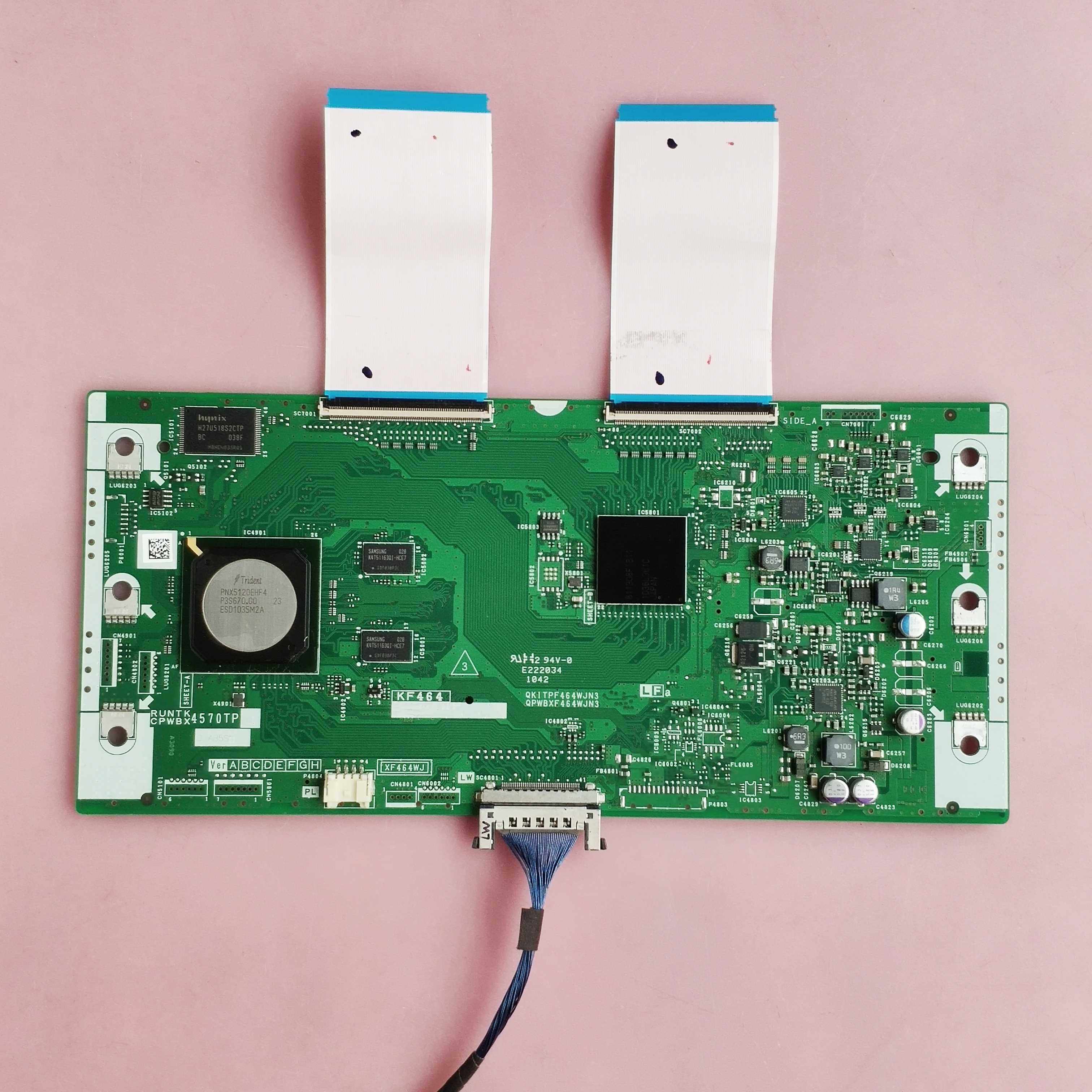 夏普 46LX920A 逻辑板 CPWBX4570TP ZN QKITPF464WJN3  KF464屏线