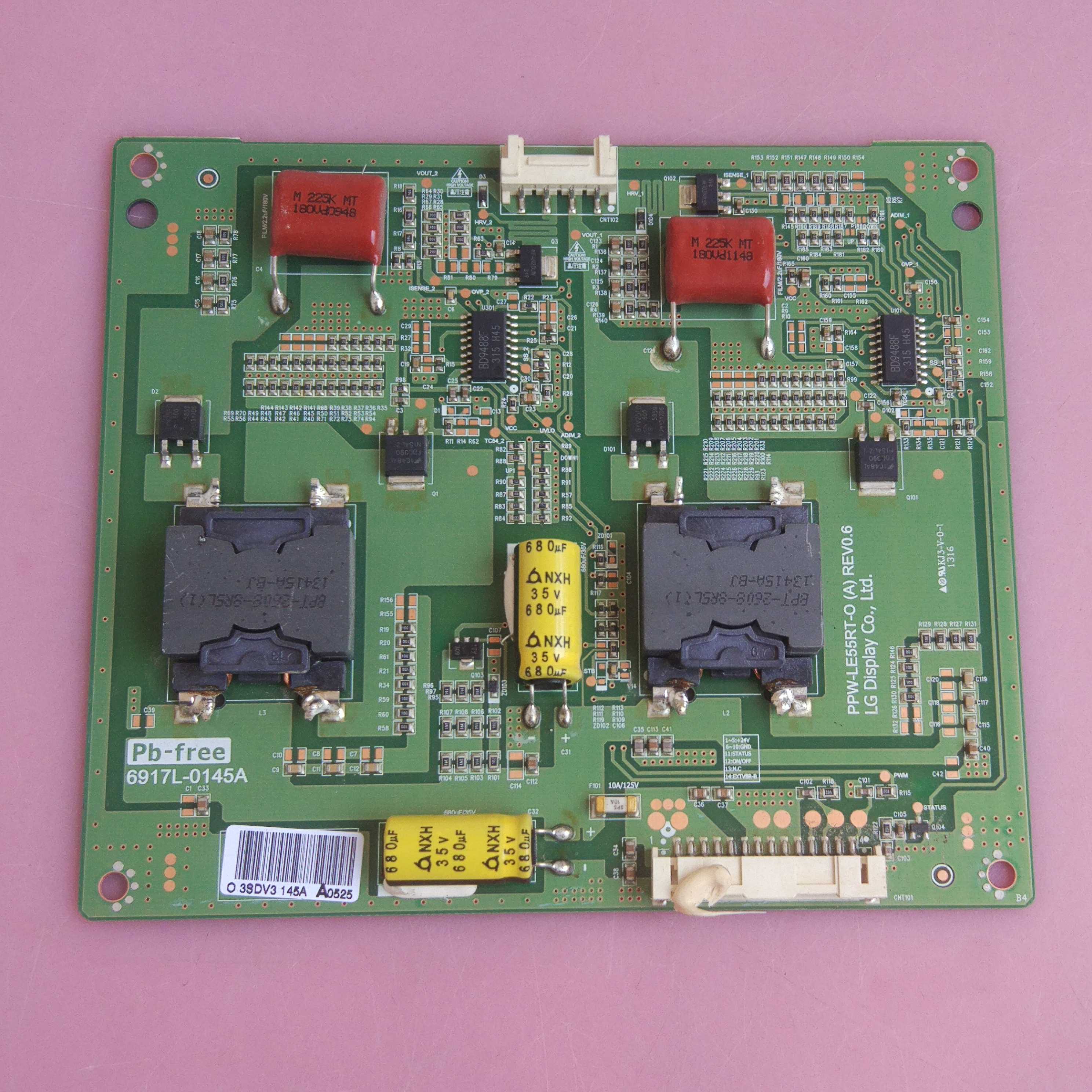 康佳LED55F3550F创维55E7BRDE 55E380S 高压恒流板 6917L-0145A