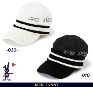 Bunny帽子冬季 日本直送Jack 防风防寒高尔夫球帽针织保暖帽女冬帽