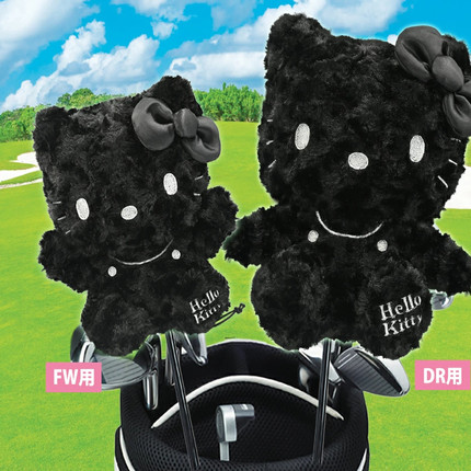 日本直送 HELLO KITTY高尔夫球杆保护套DR木杆一号FW用球道木头套