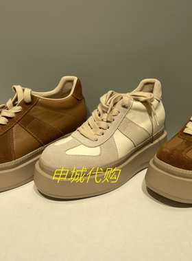 tigrisso蹀愫女鞋2024年秋季复古阿甘鞋厚底休闲德训鞋TA53598-50