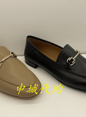 le saunda莱尔斯丹2025春季通勤乐福鞋女豆豆鞋平跟单鞋女6M11901