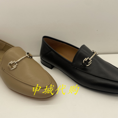 莱尔斯丹乐福鞋女豆豆鞋平跟单鞋