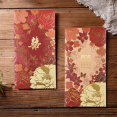 玫瑰花结婚红包袋婚礼专用新婚创意个性 喜字份子钱喜包2026利是封