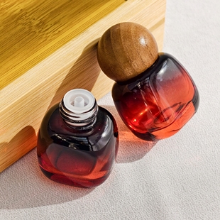 精油瓶空瓶15ML避光玻璃瓶旋盖内塞瓶化妆品旅行小样分装瓶密封瓶