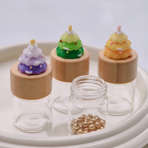 透明玻璃收纳瓶迷你小物件收藏瓶