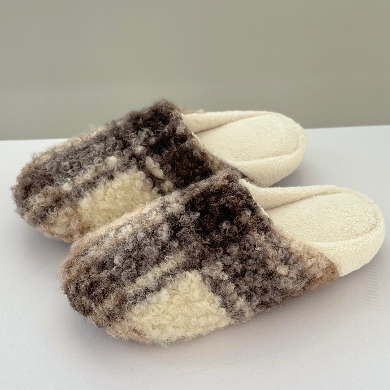 格子男女士秋冬季加厚保暖情侣室内居家居防滑记忆棉棉拖鞋跨境,女鞋,棉鞋,淘宝优惠券,粉丝福利购,淘宝优惠卷