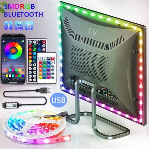 USB LED Strip Light Tape 2835 Bluetooth SMD 5V USB RGB Light