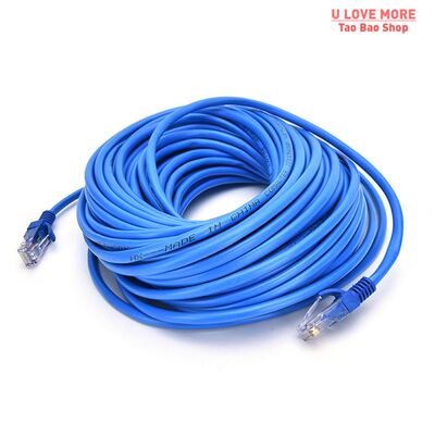 Blue Ethernet Internet LAN CAT5e Network Cable for Computer