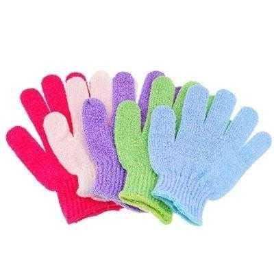 Nylon Shower Bath Glove Brushes Washing Towel For Body Col