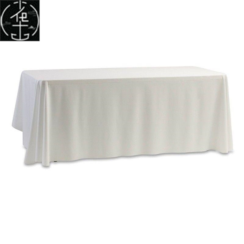 Hot Nappe table cloth White & Black for rectangle Banquet We