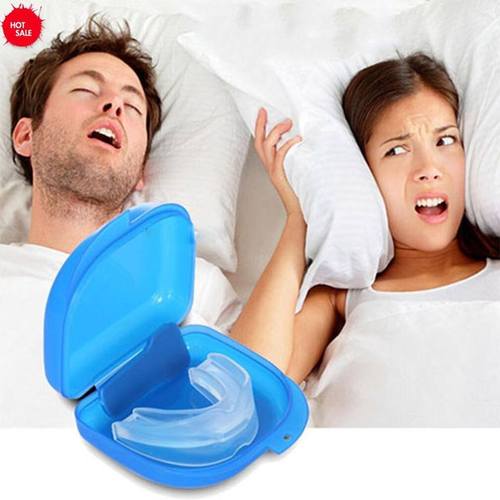 Mouth Guard Stop Teeth Grinding Anti Snoring Bruxism with Ca