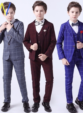 Kids boys suit for Baby boy formal Clothes jacket pants set