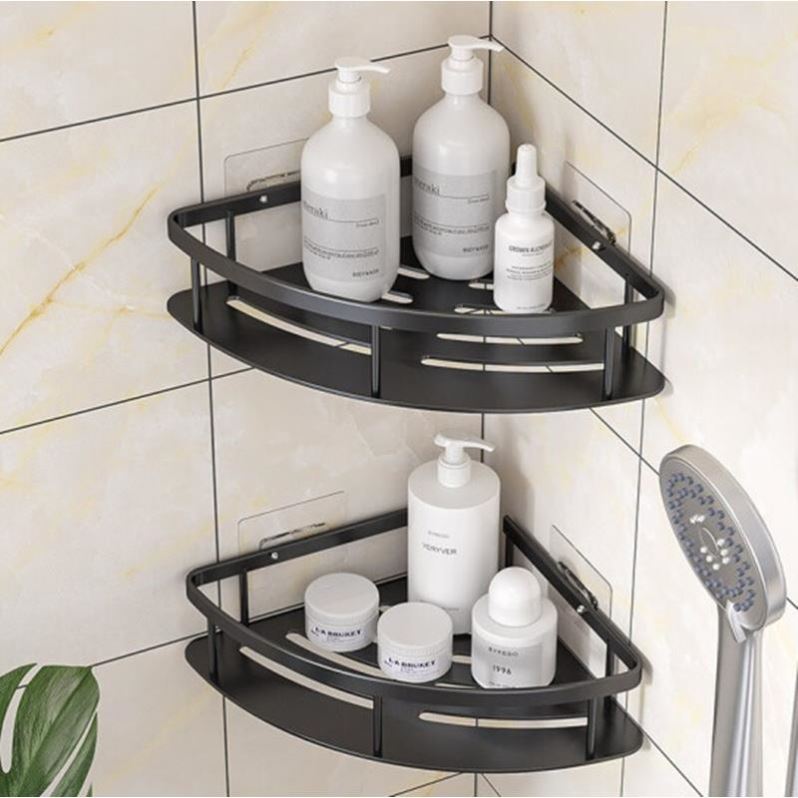 bathroom shelf toilet storage rack no punching shower racks