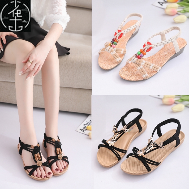 Summer Flat Sandals Women Shoes Ladies Bohemian sandalias