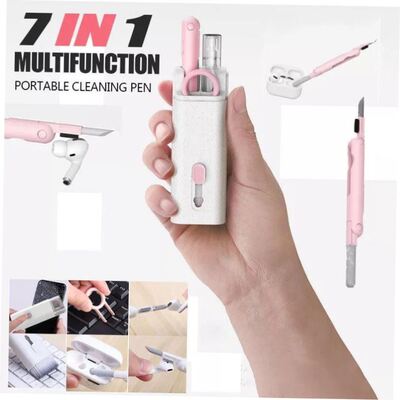 7 in 1 Computer Keyboard Cleaner Brush Kit Earphone Cleaning