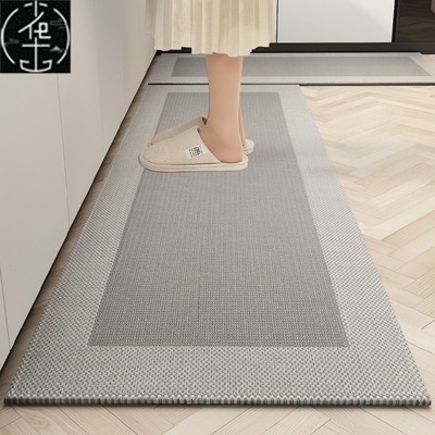Kitchen floor mat, oil proof, waterproof, washable long carp