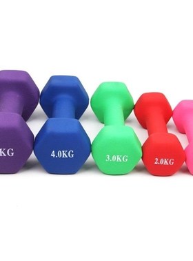 a pair of dumbbell weights men women dumb-bells fitness 5kgs