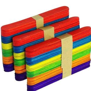 100pcs ice cream stick popsicle sticks disposable mould diy