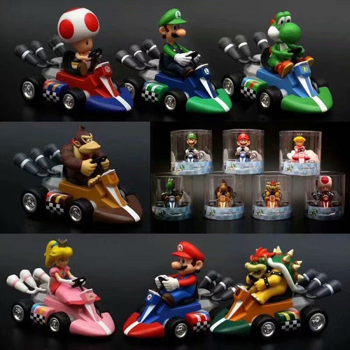 Super Mario toy car Birthday gift set Mario Theme Toy cars