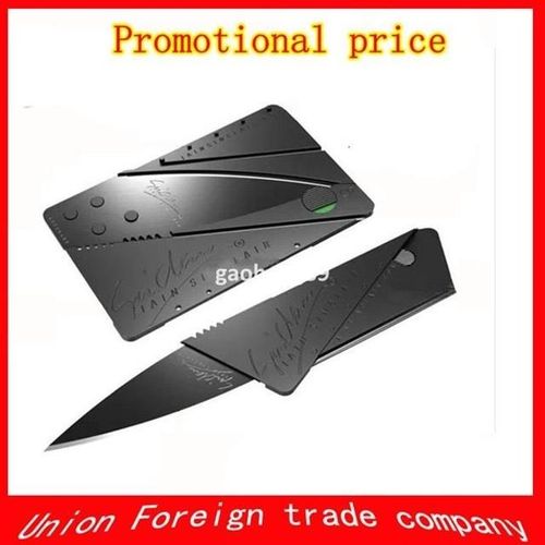 Credit Card Knife Folding Blade Pocket Mini Wallet Camping