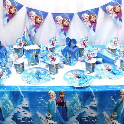 Frozen Anna Elsa Princess Birthday Party Decorations Kids Di