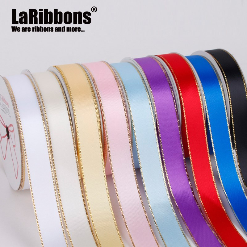 golden edge ribbon gift box flowers cake packaging