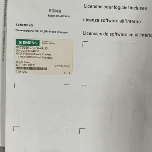 议价数控系统6FC5250-7AY30-4AH06FC52507AY304AH0