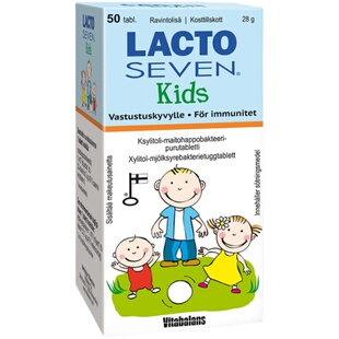 Vitabalans Lacto Seven 儿童乳酸菌 北欧芬兰直邮 Kids 50片