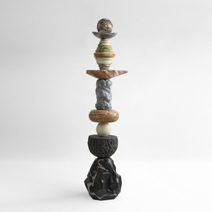 轻奢高级感大型家居装 别墅客厅沙发边工艺品 饰品落地摆件设计师款