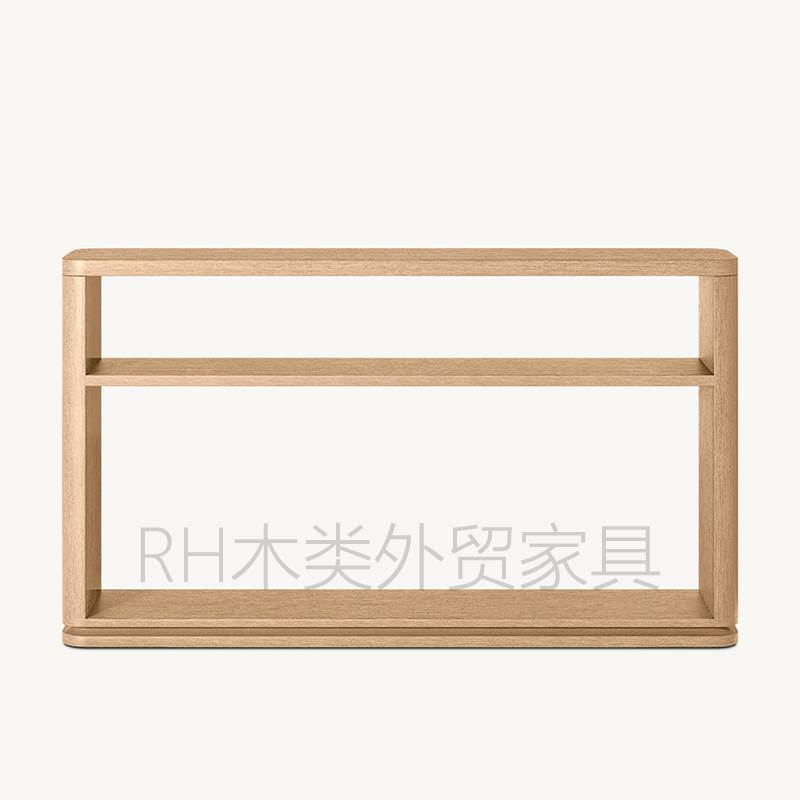 RH美式乡村实木玄关桌条案别墅民宿酒店入户靠墙玄关台边桌控制台