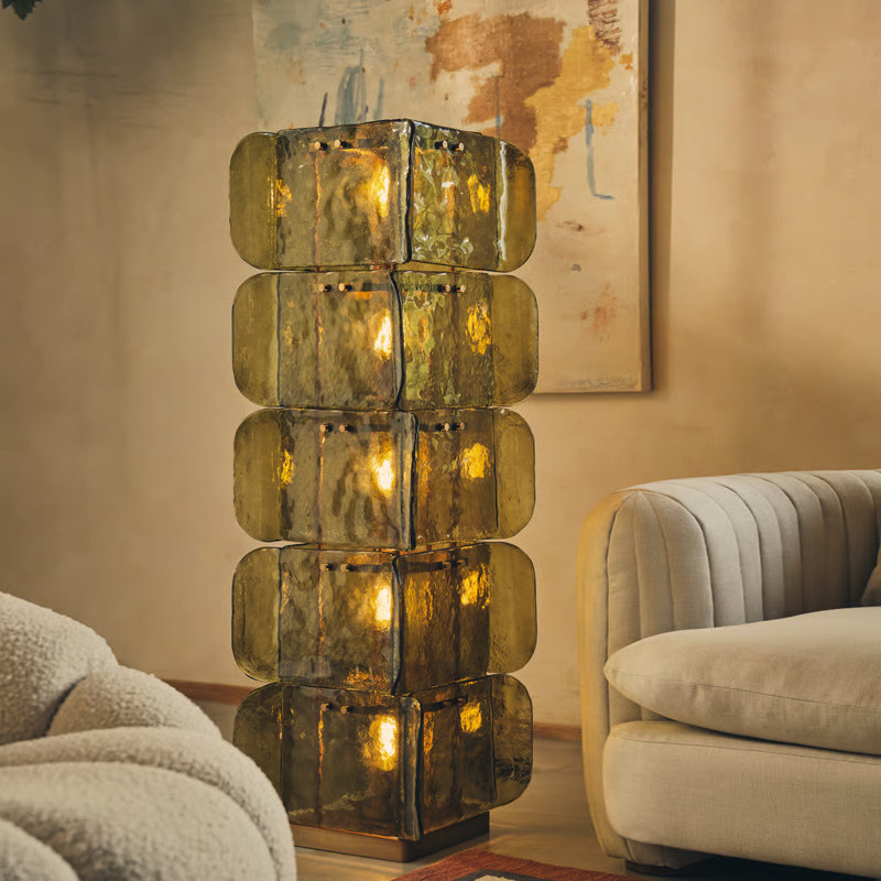 sohohome elias客厅落地灯沙发旁边设计师款高级感玻璃艺术立式灯