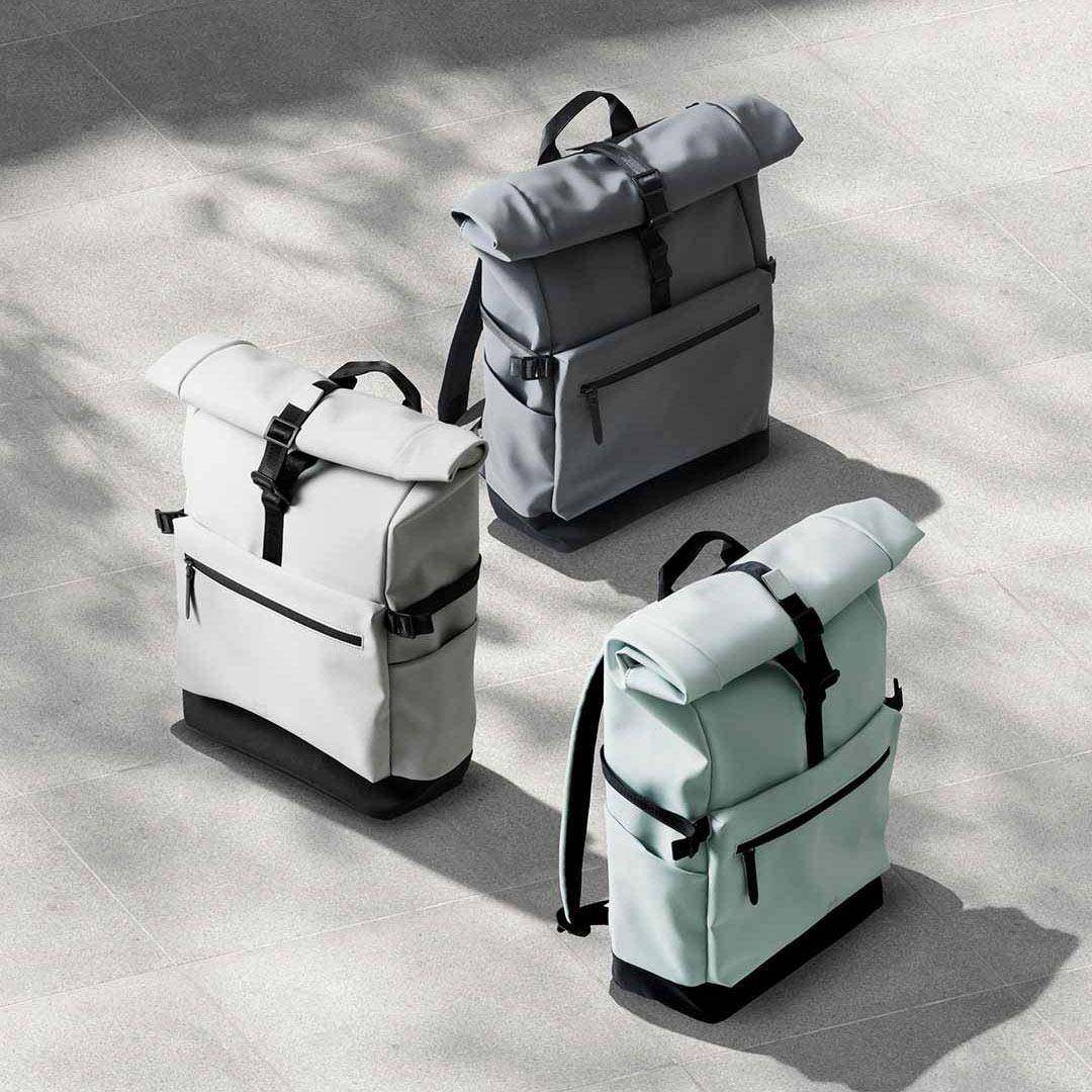 适用米.家卷边休闲双肩包 浅月灰/天青色/岩石灰