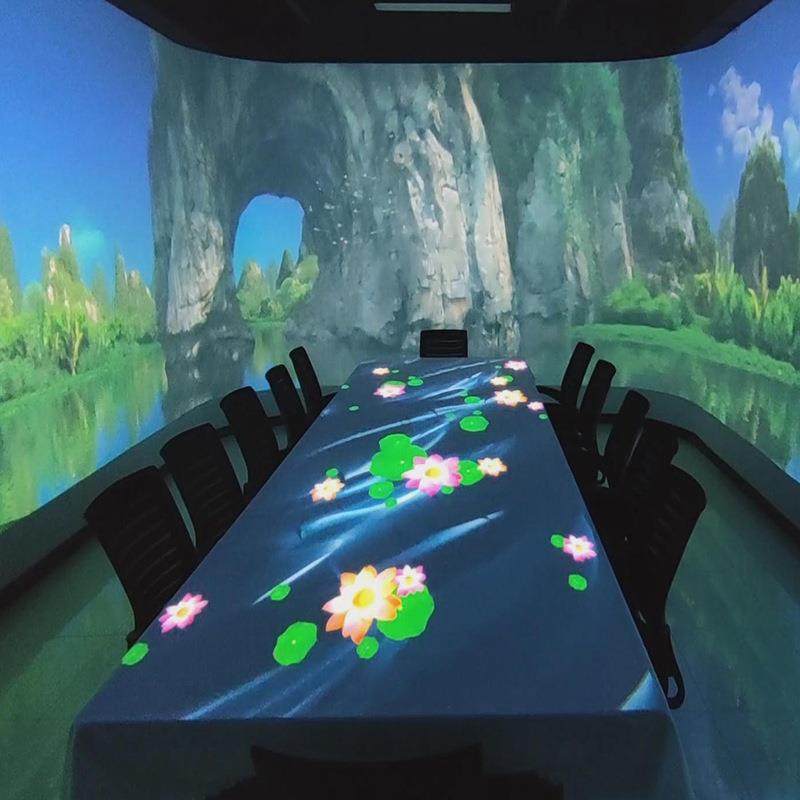 全息3d沉浸式投影剧本杀投影一体机ar体感触摸互动墙感应装置软件