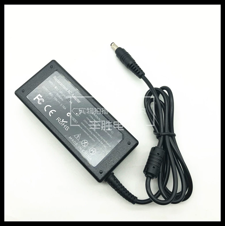 Адаптер питания совместимый с ноутбуком Samsung, зарядное устройство, 65W, 19V, 16A