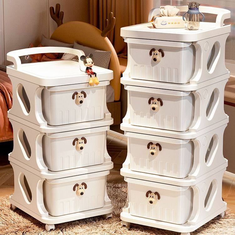 非凡家品小推车零食置物架婴儿用