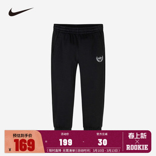 NIKE儿童装女童冬季加绒长裤2025新款小童保暖冬裤子棉NY2442184