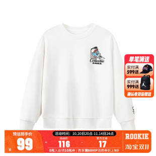 2025新款 男童漫画卫衣儿童长袖 匡威童装 女童休闲上衣打底 加绒