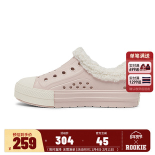 Converse匡威儿童鞋女童休闲鞋2025新款大童加绒洞洞棉鞋A10042C