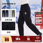 儿童中大童休闲运动裤 匡威童装 2025冬季 新款 男童加绒针织长裤 卫裤