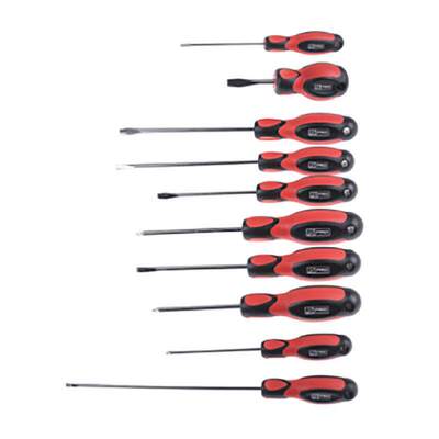 RS PRO 标准螺丝刀套装, 米字；一字刀头, 10件套 459-3988