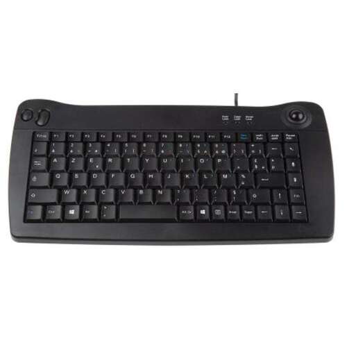 ACCURATUS KYBAC5010 5010PB PS2带轨迹球键盘工控机键盘ACK-5010