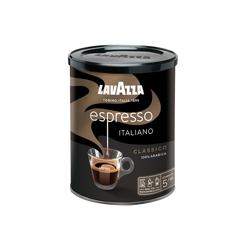 意大利进口乐维萨意式浓缩咖啡粉250g 桶装咖啡 espresso 包邮